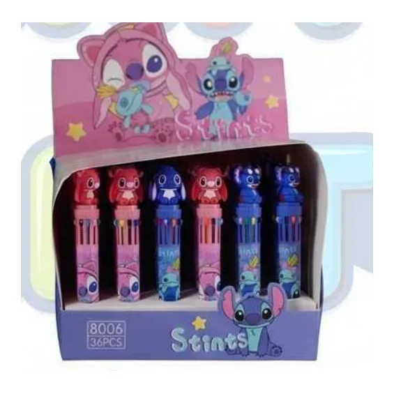 Lapicero Stitch — venta por docena y caja