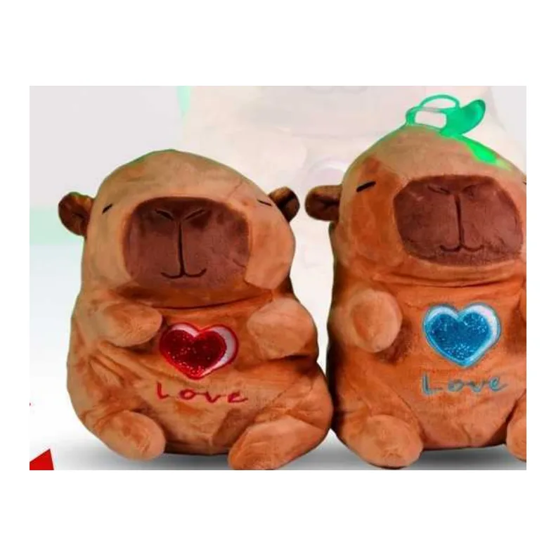 Peluche Capibara Love — venta por docena y caja